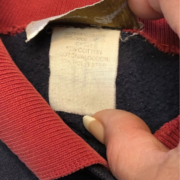 American Classic Red, White, & Blue Sweatshirt with Hearts - Picture 5 of 7